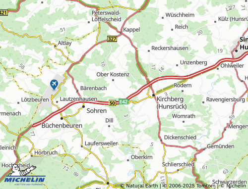 Mapa MICHELIN Nieder Kostenz - ViaMichelin