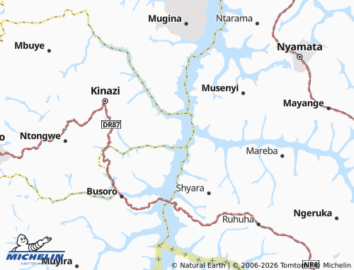 MICHELIN-Landkarte Rutabo-Byejwe - ViaMichelin