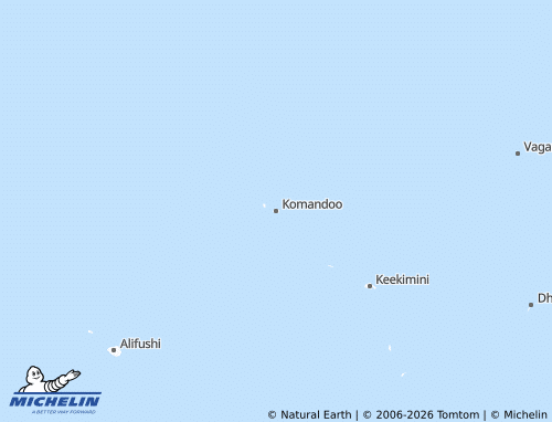 Mappa MICHELIN Komandoo - ViaMichelin