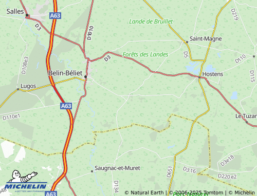MICHELIN Joué map - ViaMichelin