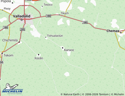 MICHELIN-Landkarte Kanxoc - ViaMichelin