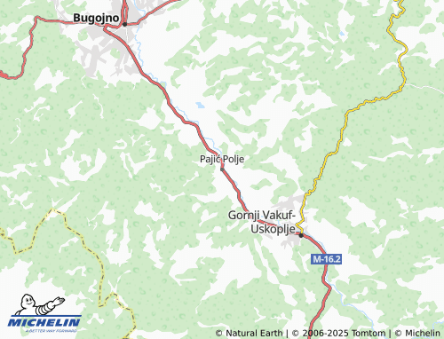 MICHELIN Pajić Polje map - ViaMichelin