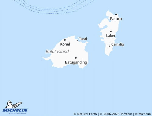 MICHELIN Batuganding map - ViaMichelin