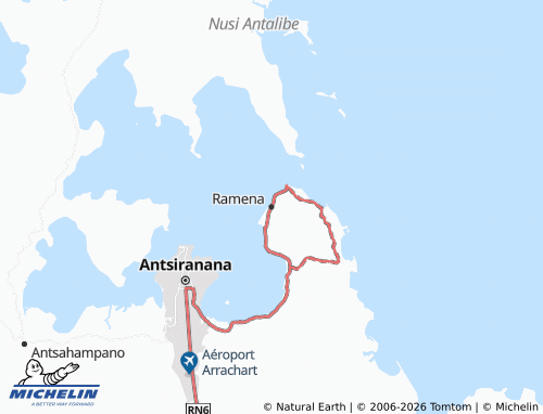 MICHELIN Ramena map - ViaMichelin