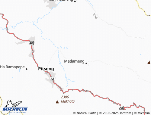 MICHELIN Ha Sekeleme map - ViaMichelin