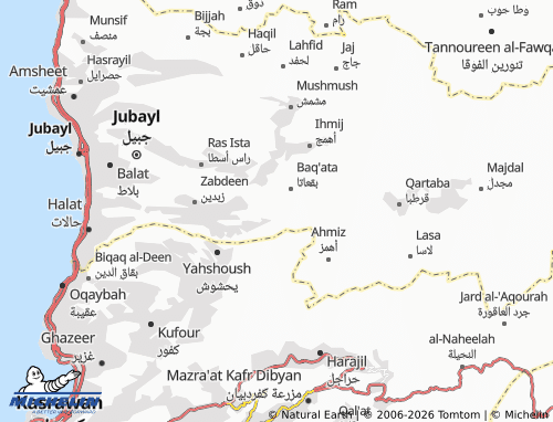 Mapa MICHELIN Ayn al-Dilbah - ViaMichelin