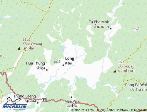 MICHELIN Ban Pin map - ViaMichelin