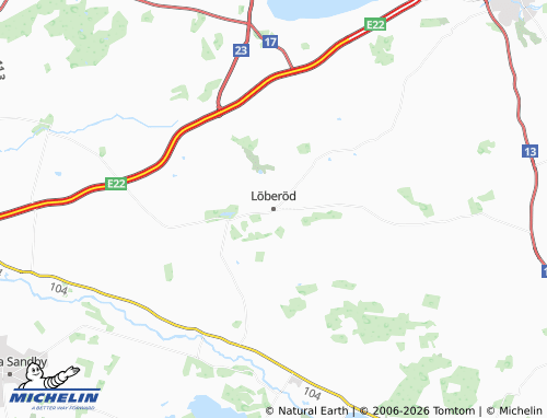 Mappa MICHELIN Löberöd - ViaMichelin