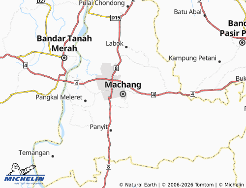 Mapa MICHELIN Machang - ViaMichelin
