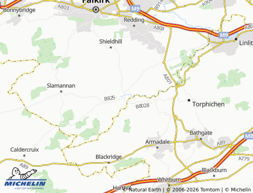 MICHELIN Avonbridge map - ViaMichelin
