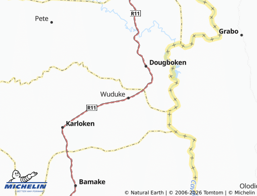 Mappa MICHELIN Wuduke - ViaMichelin