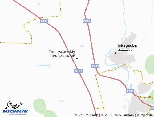 MICHELIN-Landkarte Timiryazevskiy - ViaMichelin