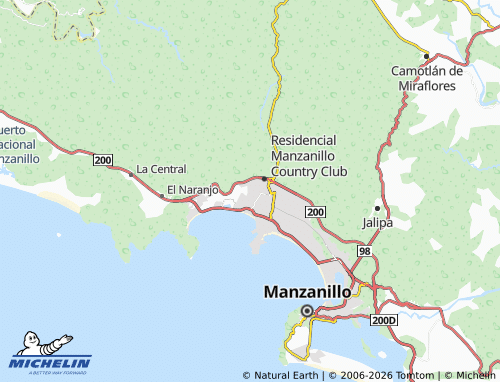 MICHELIN-Landkarte La Cruz - ViaMichelin