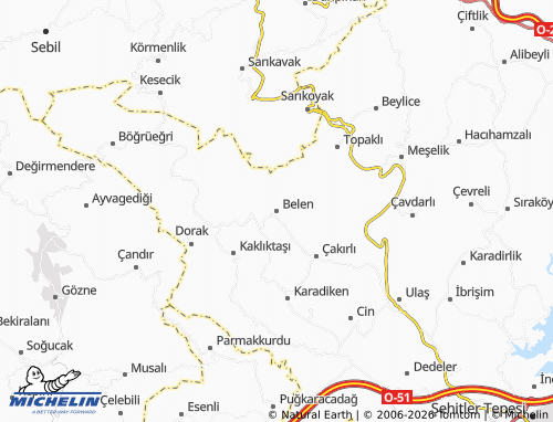 Mappa MICHELIN Belen - ViaMichelin