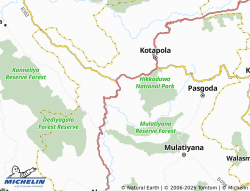 MICHELIN-Landkarte Paradupalla - ViaMichelin