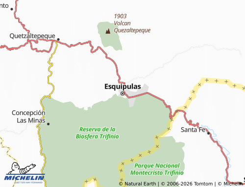 MICHELIN-Landkarte Esquipulas - ViaMichelin