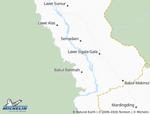 MICHELIN Pinggan Mblang map - ViaMichelin