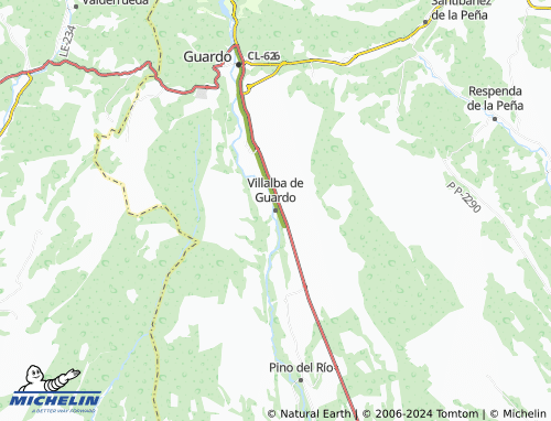 Mapa MICHELIN Villalba de Guardo - ViaMichelin