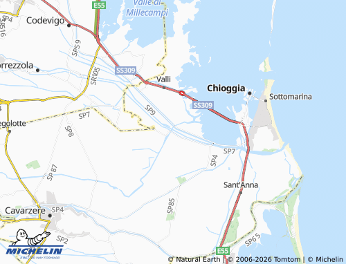 MICHELIN Ca' Bianca map - ViaMichelin