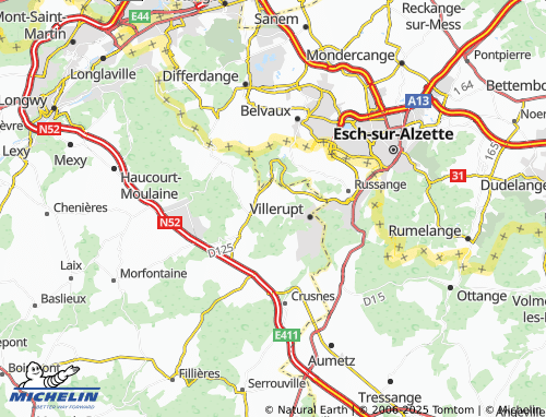 MICHELIN Thil map - ViaMichelin