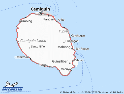 MICHELIN Owakan map - ViaMichelin