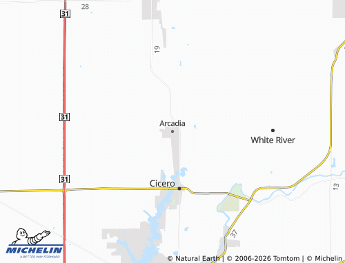 Mappa MICHELIN Arcadia - ViaMichelin