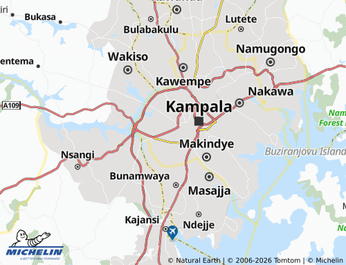 Mappa MICHELIN Rubaga - ViaMichelin