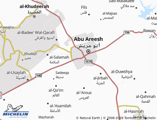 MICHELIN-Landkarte al-Malik Fahd - ViaMichelin