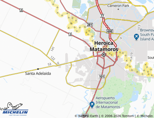 Mapa MICHELIN San Pedro - ViaMichelin