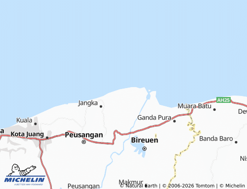 Mappa MICHELIN Pulo Pineung Mns II - ViaMichelin
