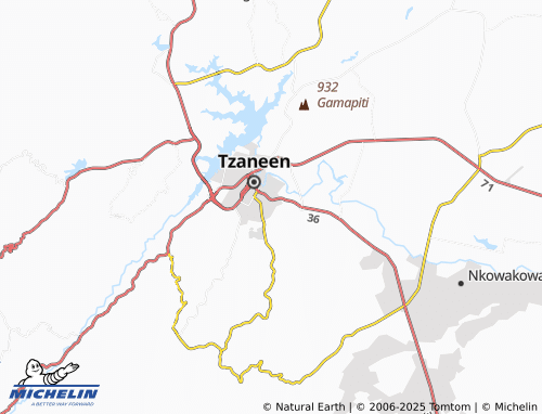 MICHELIN Pompagalana map - ViaMichelin