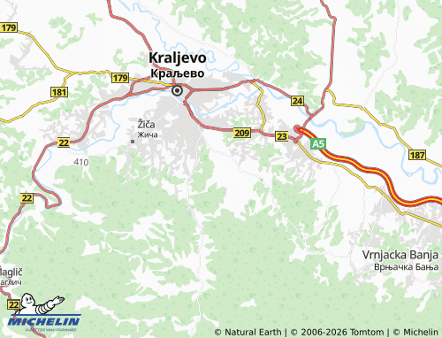 Kaart MICHELIN Metikos - ViaMichelin