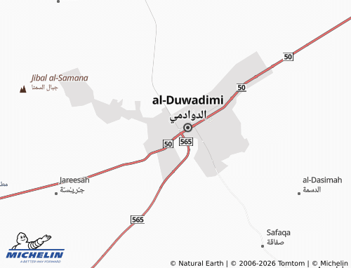 Kaart MICHELIN al-Rawdah - ViaMichelin