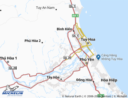 Mappa MICHELIN Hòa Trị - ViaMichelin