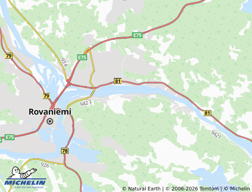 MICHELIN-Landkarte Koskenkylä - ViaMichelin