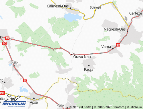 Mappa MICHELIN Orașu Nou - ViaMichelin