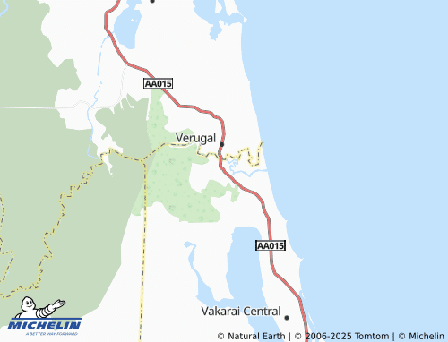 MICHELIN Kathiraveli map - ViaMichelin