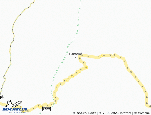 MICHELIN Hamoud map - ViaMichelin