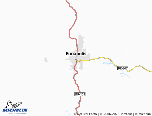 Mappa MICHELIN Eunápolis - ViaMichelin
