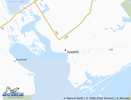 Kaart MICHELIN Seadrift - ViaMichelin