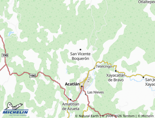 Mappa MICHELIN San Francisco Rancho Nuevo - ViaMichelin