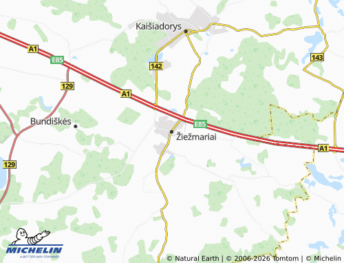Mappa MICHELIN Žiežmariai - ViaMichelin
