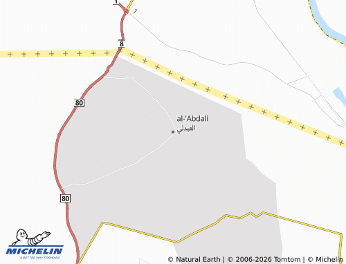 MICHELIN-Landkarte al-'Abdali - ViaMichelin