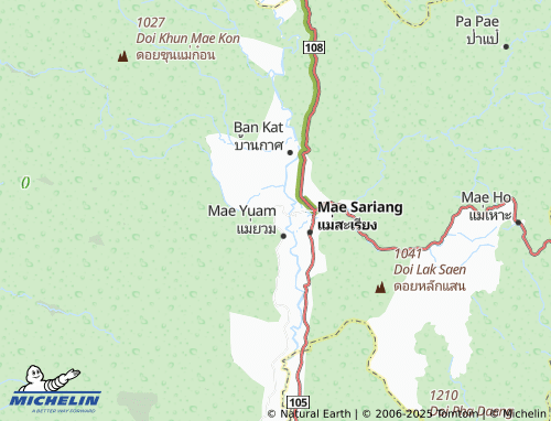 MICHELIN Mae Khong map - ViaMichelin