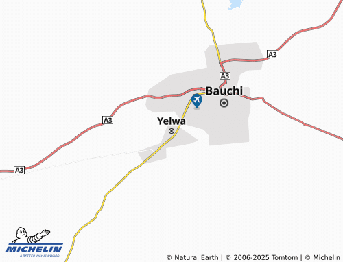 MICHELIN Yelwa map - ViaMichelin