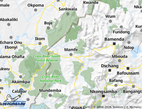 MICHELIN Manyu map - ViaMichelin