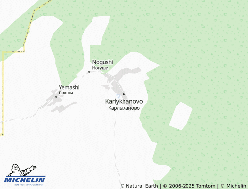 MICHELIN Karlykhanovo map - ViaMichelin