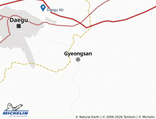 Mapa MICHELIN Gyeongsan - ViaMichelin