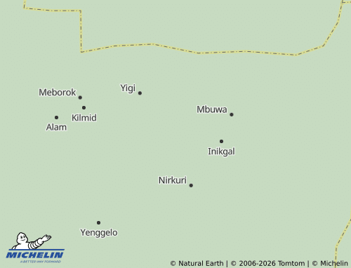MICHELIN Biripem map - ViaMichelin