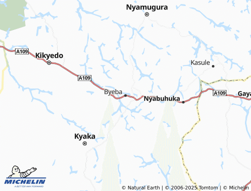 MICHELIN Byeba map - ViaMichelin